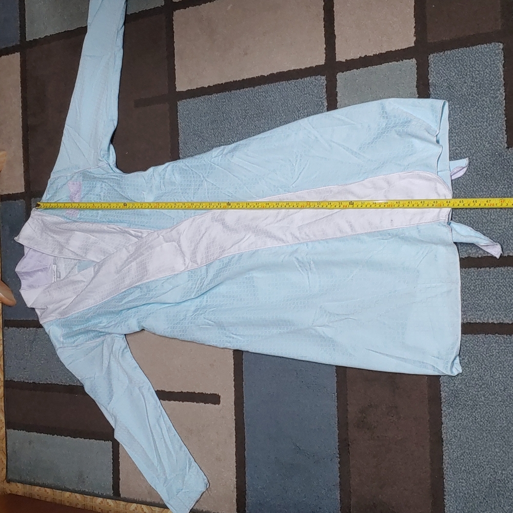Miss Elaine Vintage Pastel Long Robe S - Picture 13 of 14